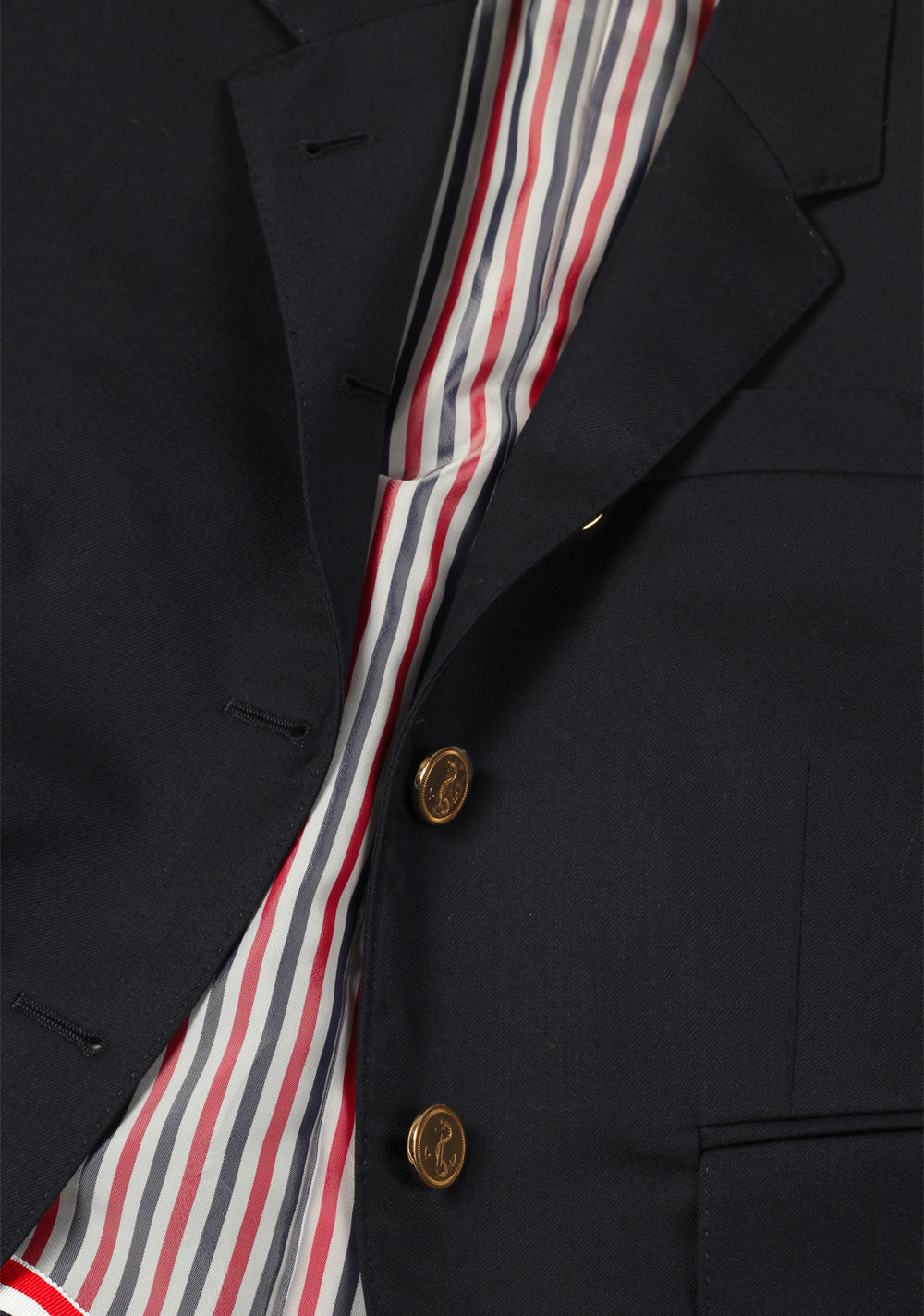 Thom Browne NEW YORK Blue Blazer Sport Coat