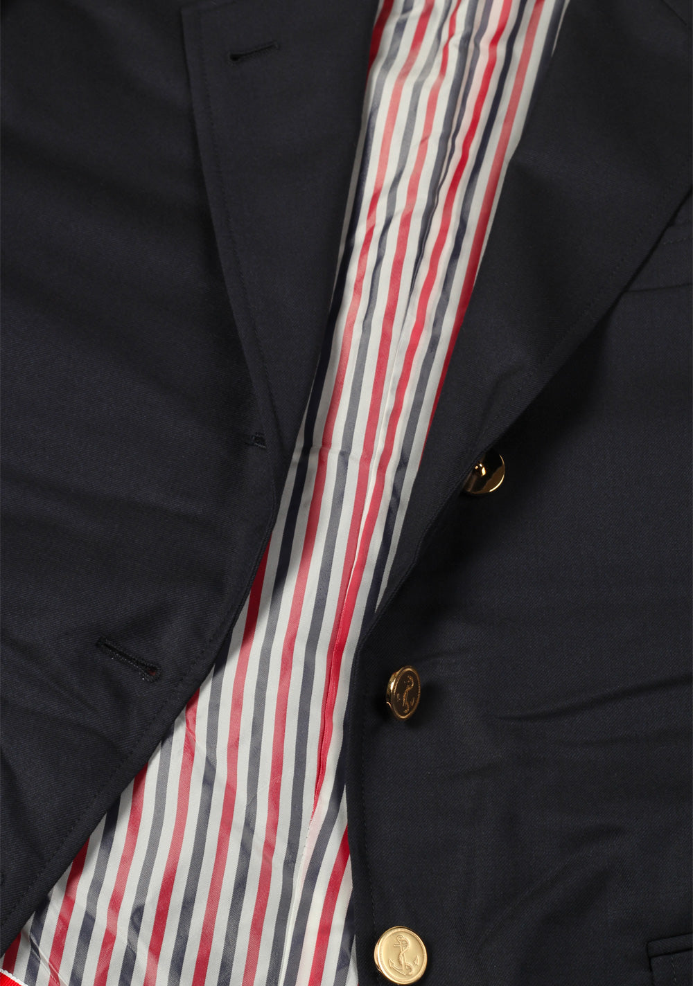 Thom Browne NEW YORK Blue Blazer Sport Coat Size 44 / 8 U.S.