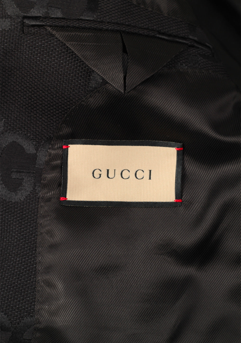 Gucci Black GG Signature Blazer Sport Coat