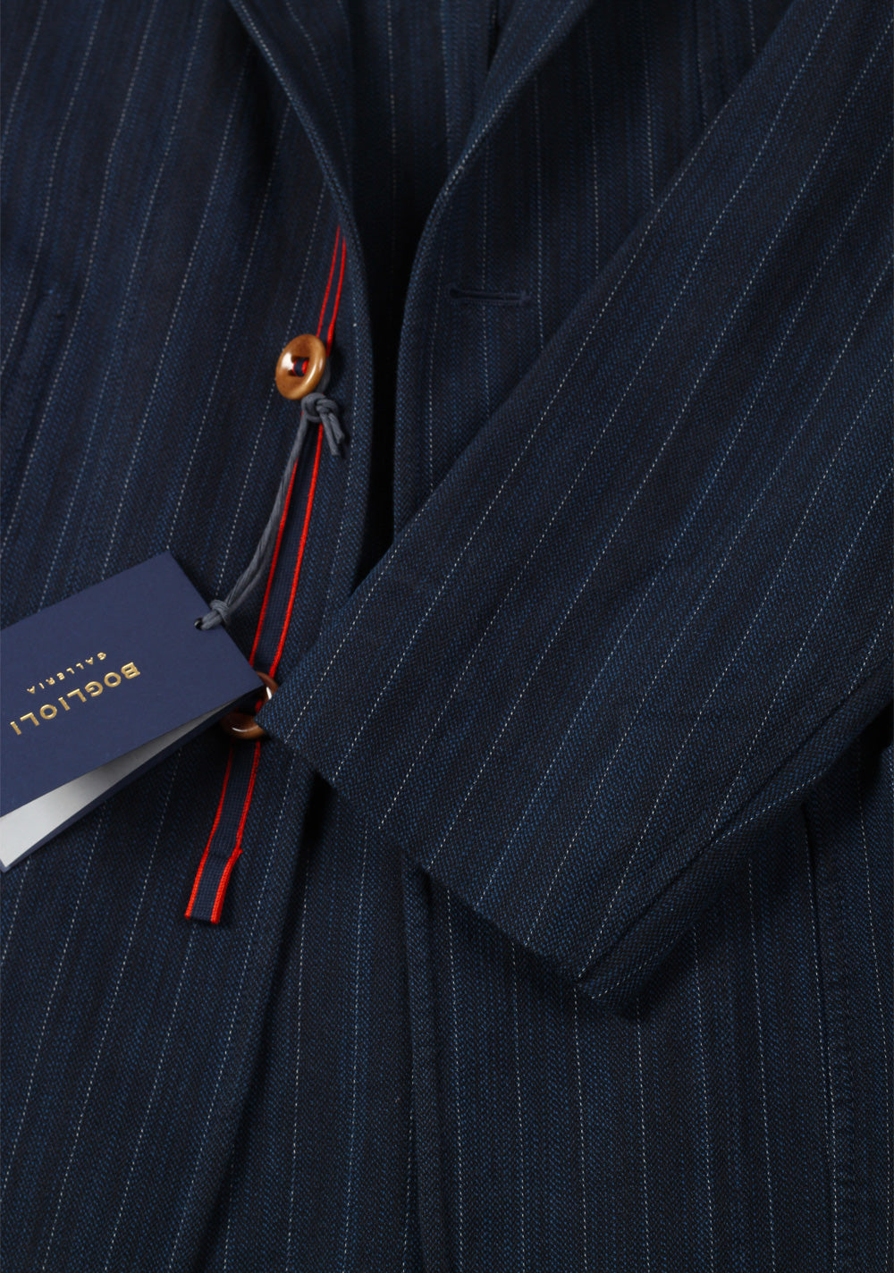 Boglioli Model Galleria 74 Blue Sport Coat Size 48 / 38R U.S.