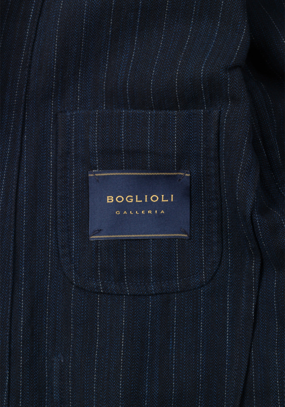 Boglioli Model Galleria 74 Blue Sport Coat Size 48 / 38R U.S.