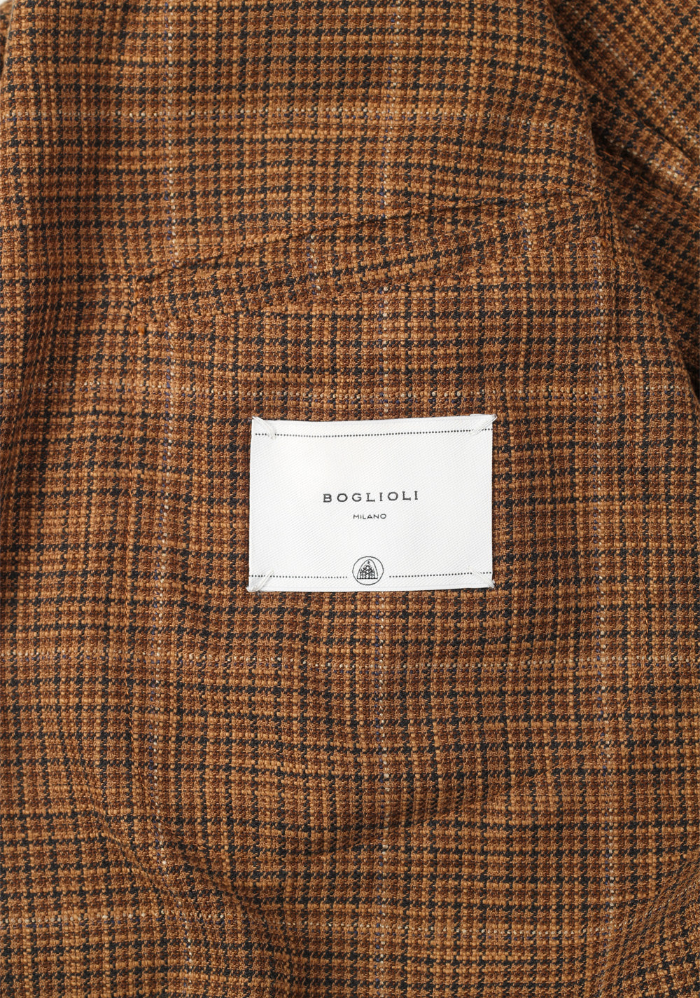 Boglioli K Jacket Brown Checked Sport Coat Size 50 / 40R U.S.