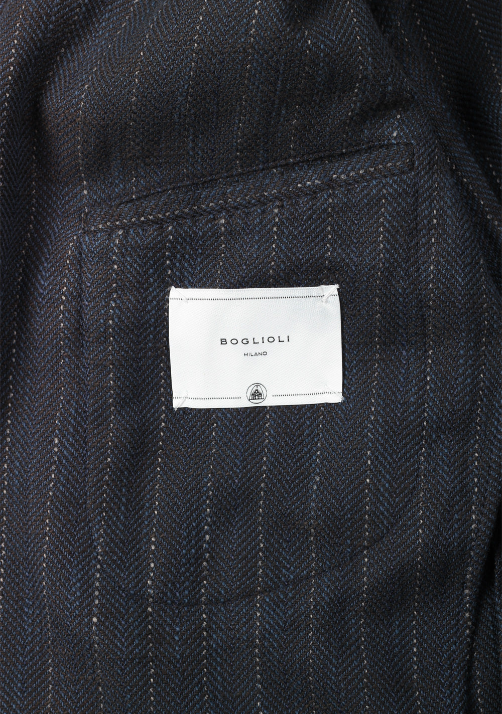 Boglioli K Jacket Striped Blue Sport Coat Size 48 / 38R U.S.