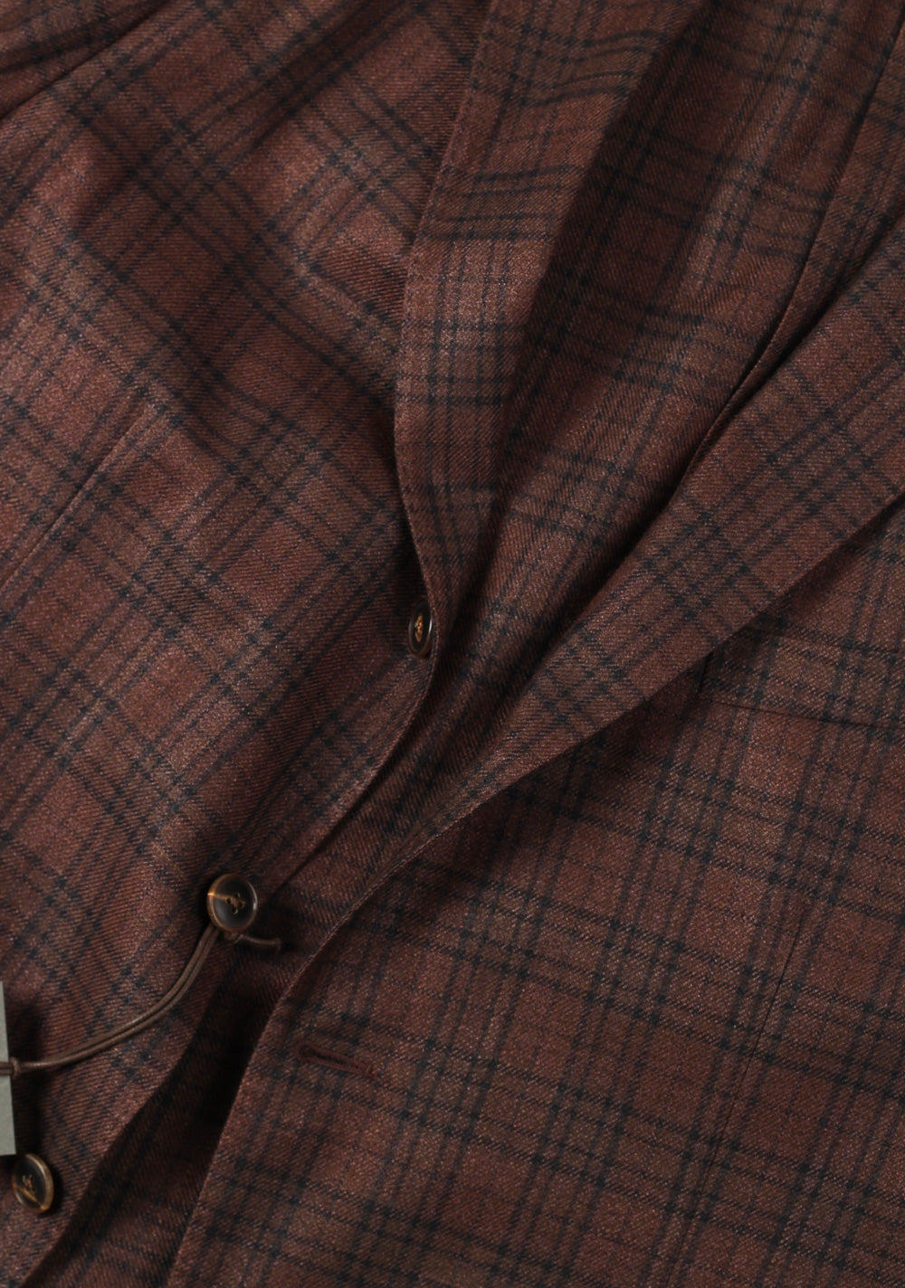 Boglioli K Jacket Brown Checked Sport Coat Size 54 / 44R U.S.