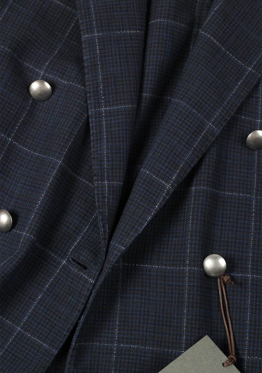 Boglioli K Jacket Checked Double Breasted Sport Coat Size 48 / 38R U.S.