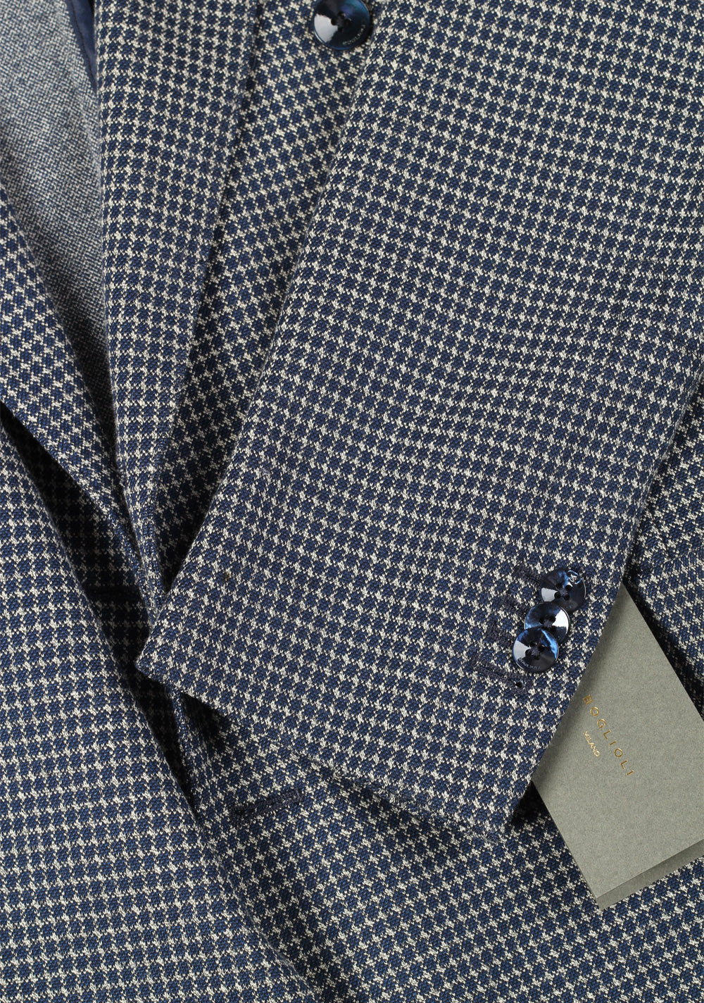 Boglioli K Jacket Blue Double Breasted Sport Coat Size 48 / 38R U.S.