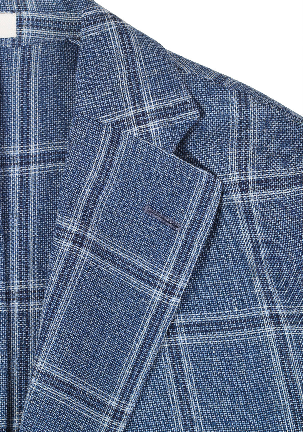 Boglioli K Jacket Checked Blue Sport Coat Size 48 / 38R U.S.