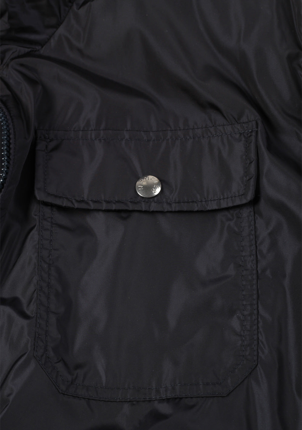 Moncler Black Atlin Jacket Coat Size 5 / XL / 54 / 44 U.S.