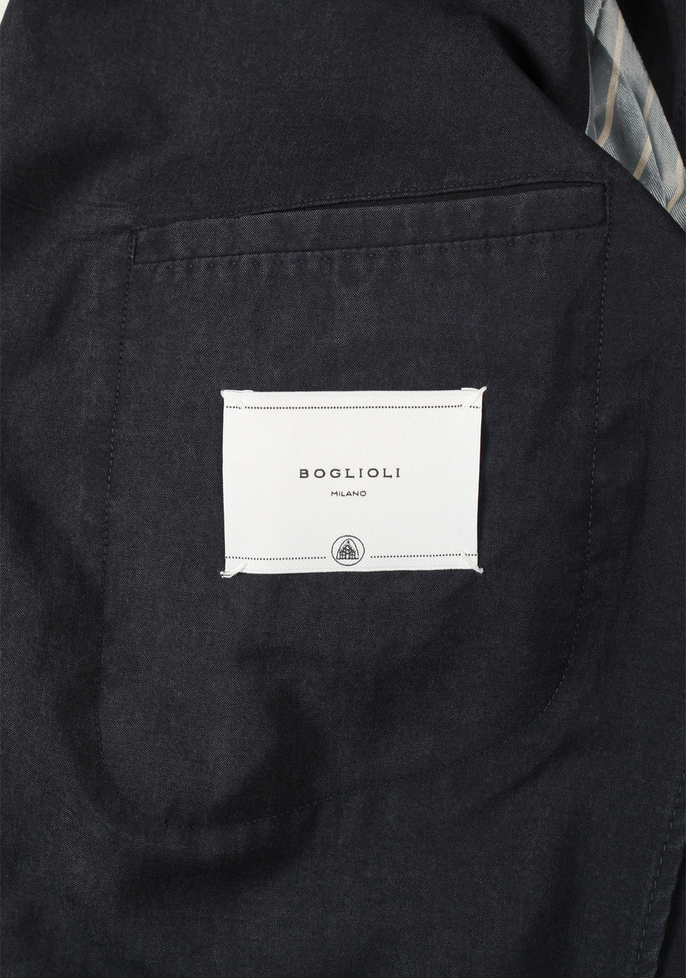 Boglioli K Jacket Blue Sport Coat Size 48 / 38R U.S.