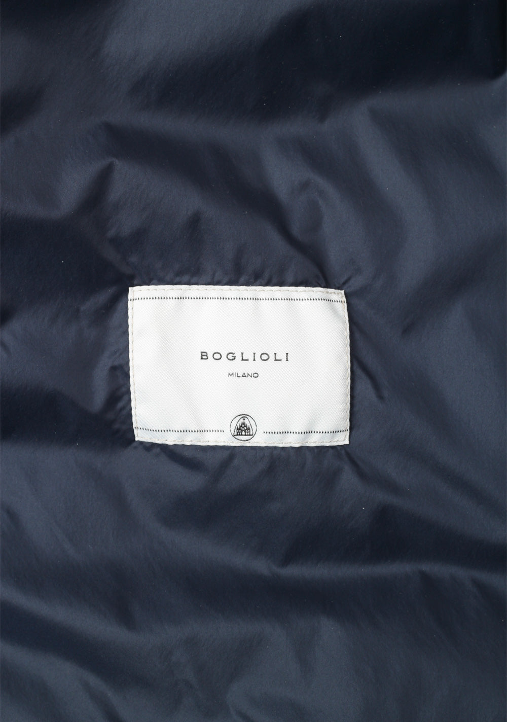 Boglioli Padded Blue Coat Size 48 / 38R U.S.