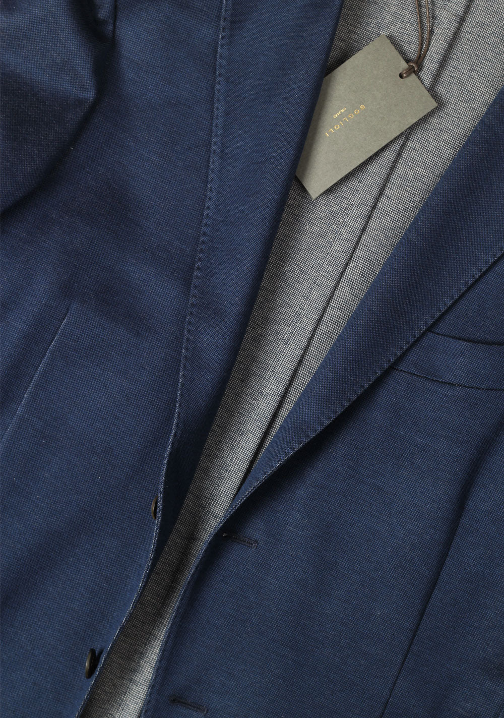 Boglioli K Jacket Blue Sport Coat Size 48 / 38R U.S.