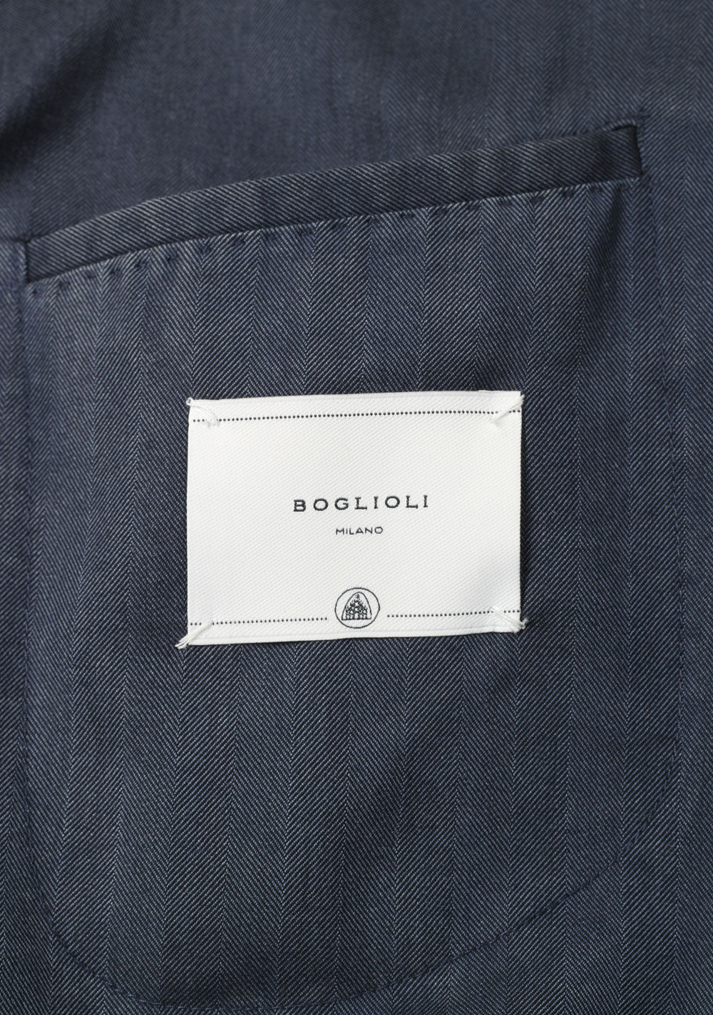 Boglioli K Jacket Blue Sport Coat Size 48C / 38S U.S.