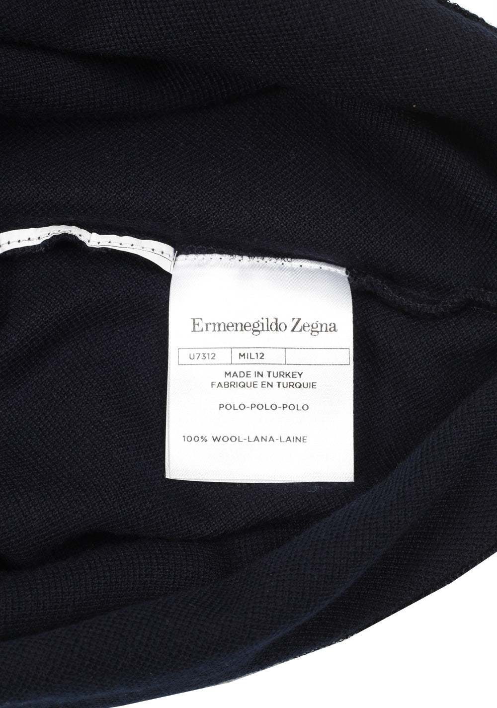 Zegna 12Milmil12 Blue Short Sleeve Polo Shirt Size 48 / 38R U.S.