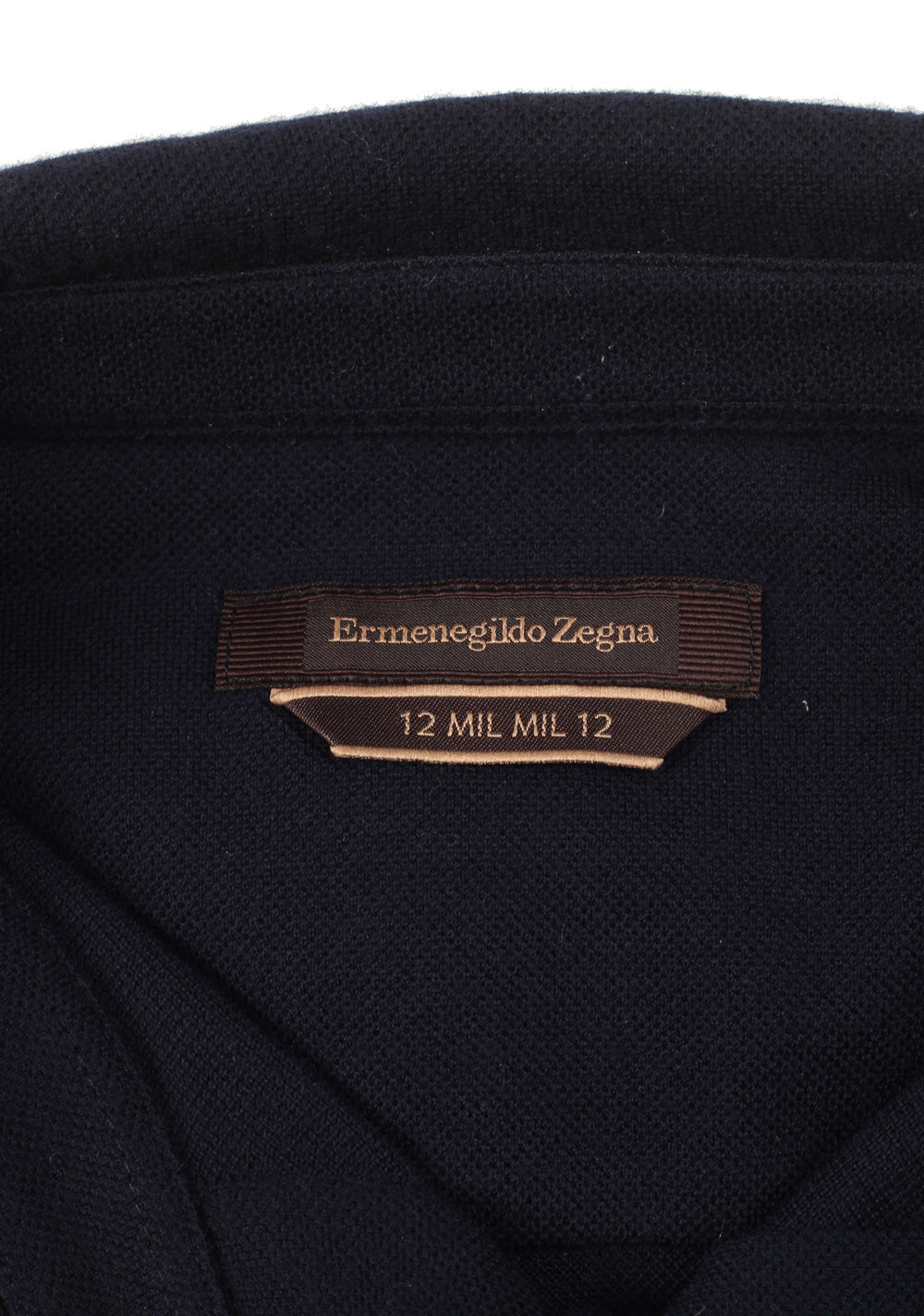 Zegna 12Milmil12 Blue Short Sleeve Polo Shirt Size 48 / 38R U.S.