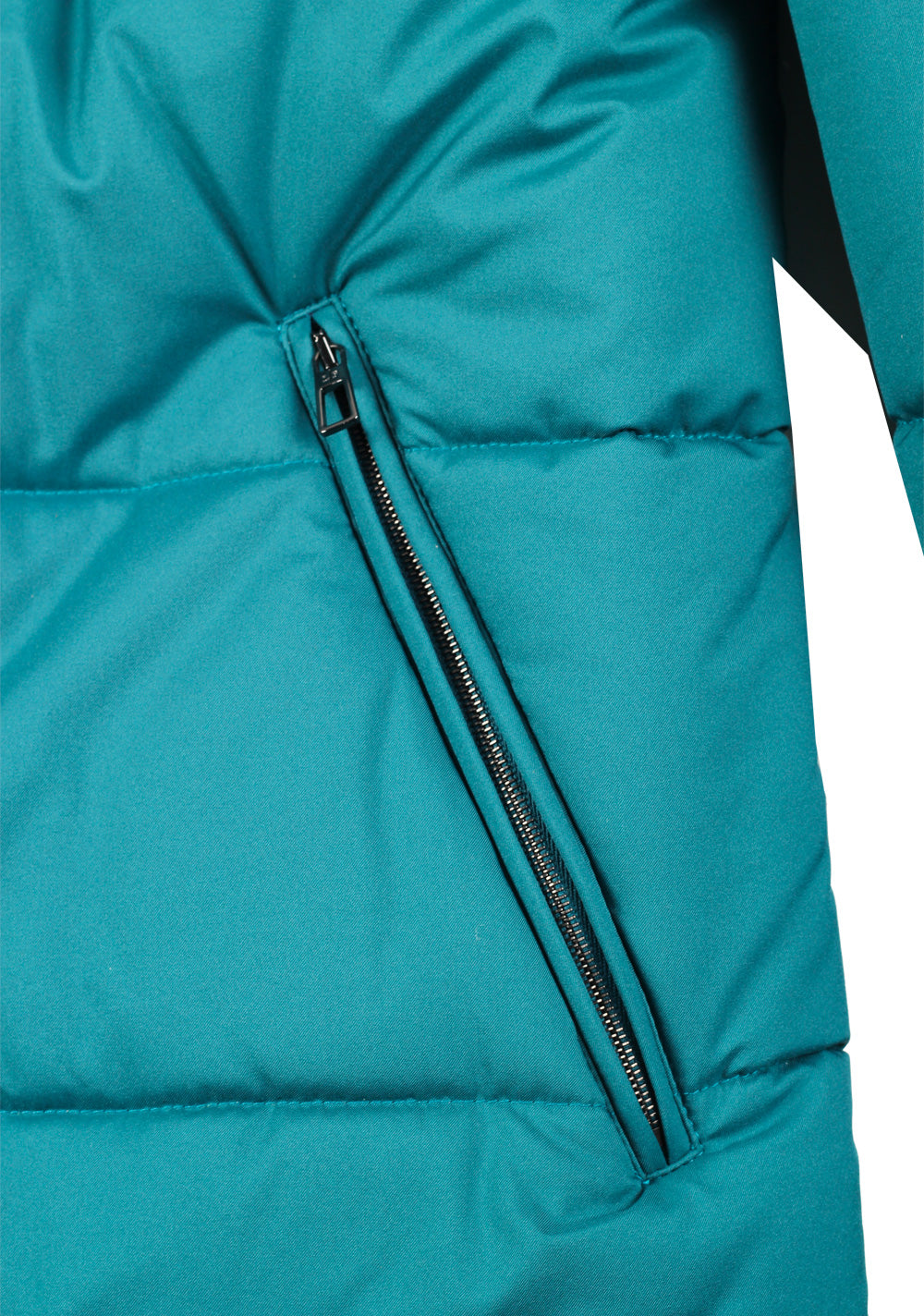 Loro Piana Teal Padded Jacket Coat