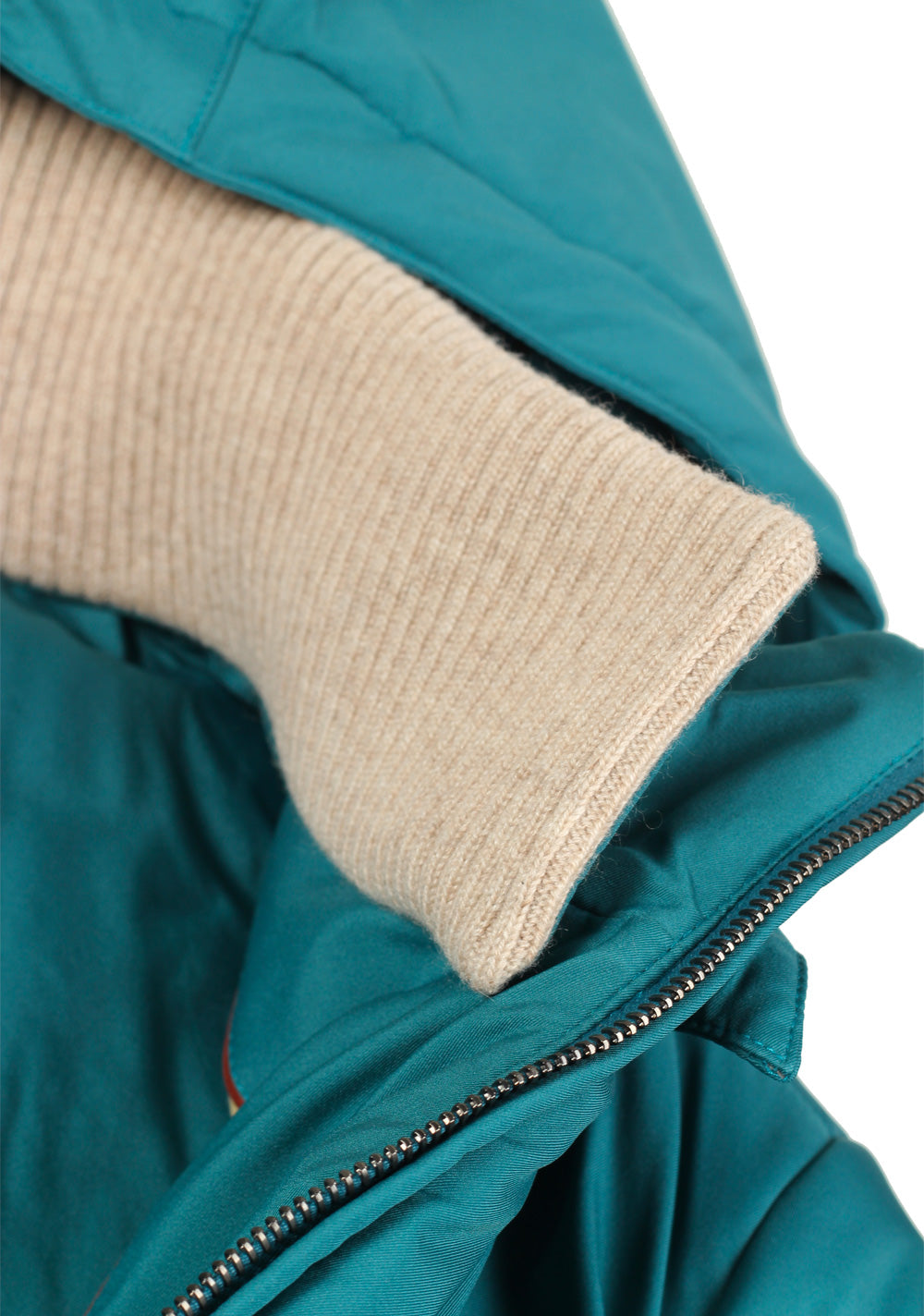 Loro Piana Teal Padded Jacket Coat