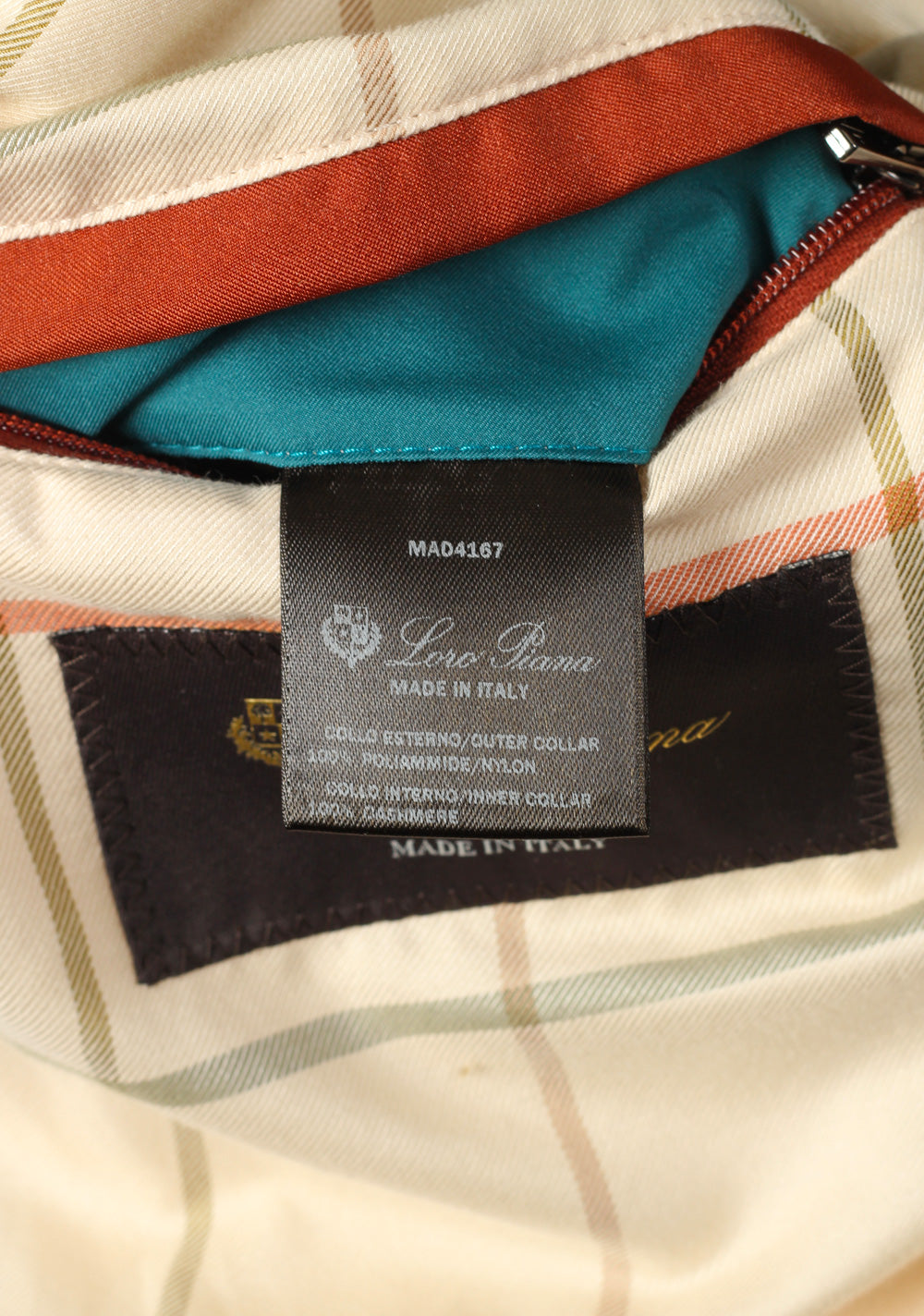 Loro Piana Teal Padded Jacket Coat