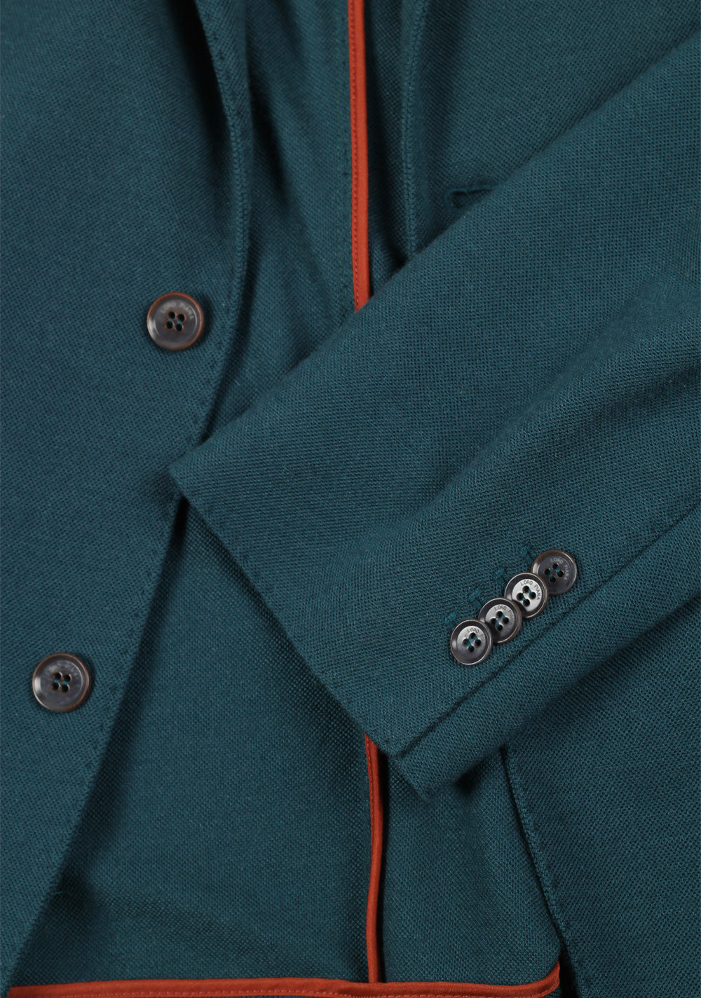 Loro Piana Teal Sweater Blazer Size 56 / 46R U.S.