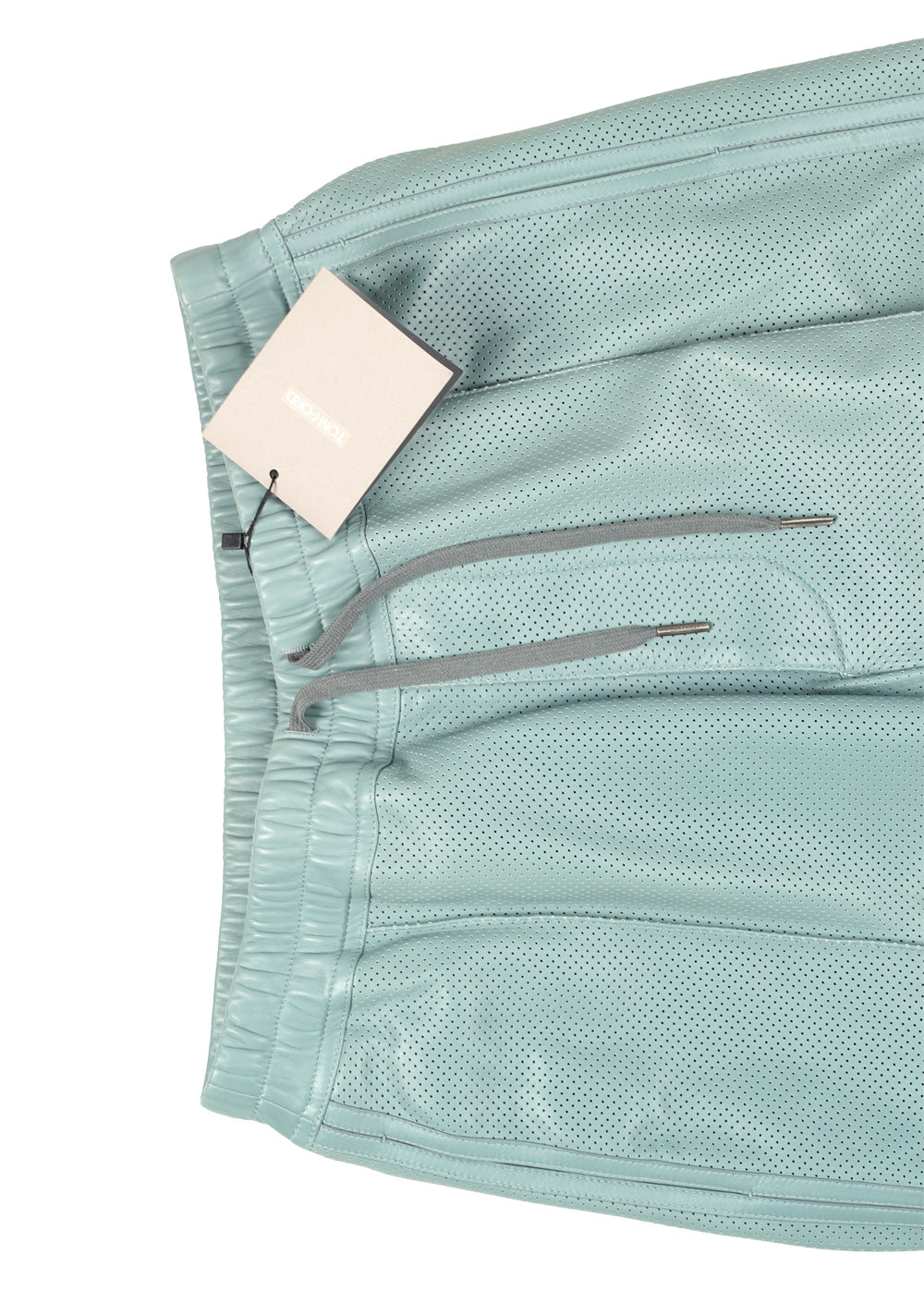 TOM FORD Mint Lamb Leather Trousers