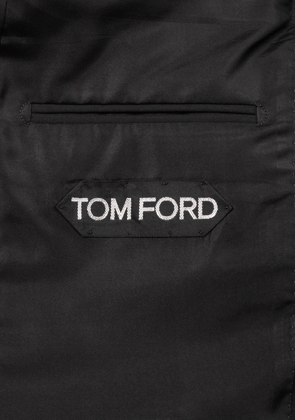 TOM FORD Windsor Black 3 Piece Suit Size 52 / 42R U.S. Wool Fit A
