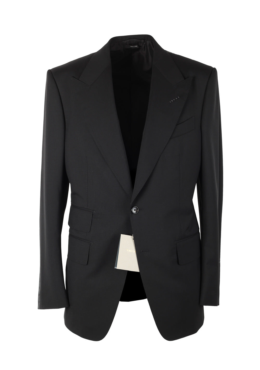 TOM FORD Windsor Black Size 60 / 50R U.S. Wool Fit A