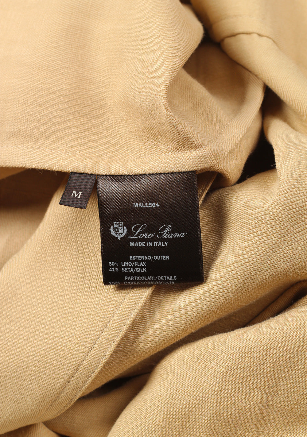 Loro Piana Beige Over Shirt Size Medium / 50 / 40R U.S. Outerwear