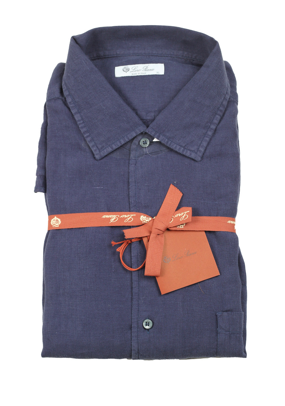 Loro Piana Solid Blue Linen Shirt Size XL / 42 IT / 16,5 U.S. – Costume Limité Loro Piana Solid Blue Linen Shirt Size XL / 42 IT / 16,5 U.S. – Costume Limité