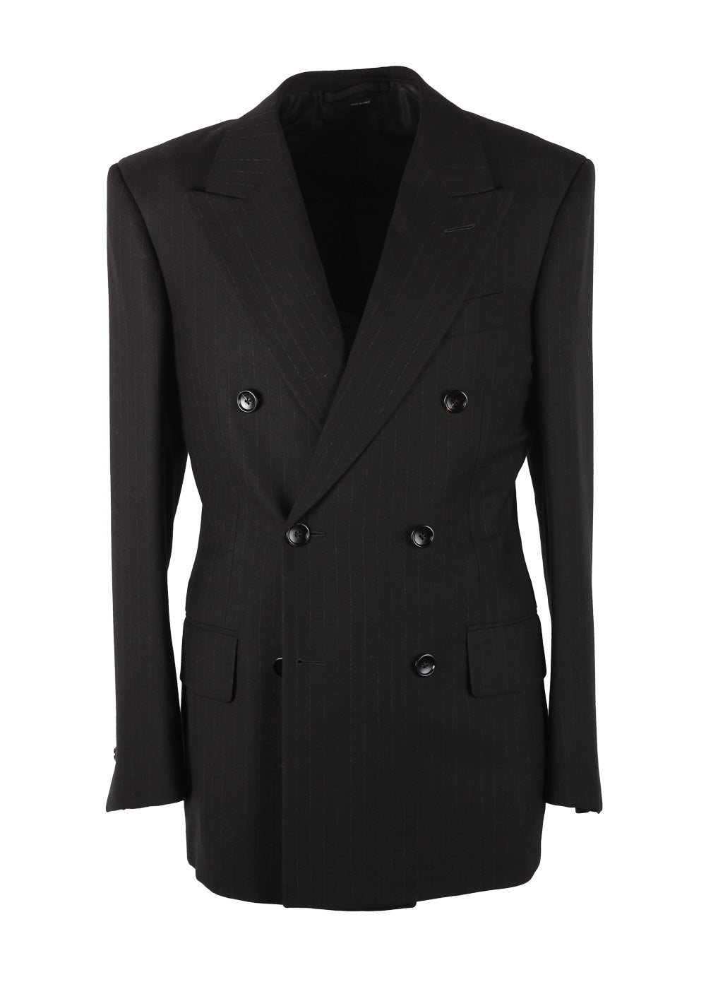 TOM FORD Cooper Black Double Breasted Sport Coat Size 46 / 36R U.S.
