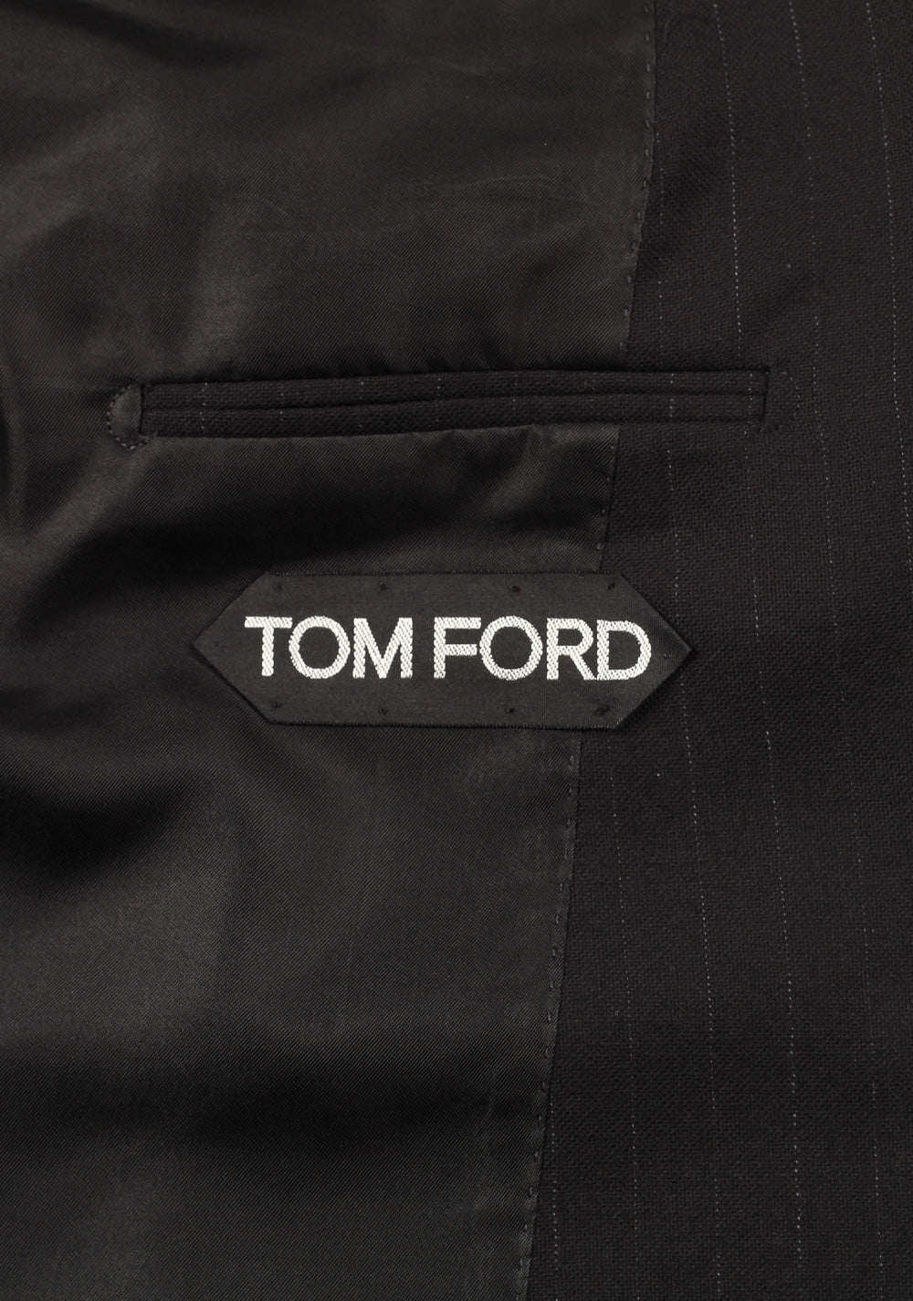 TOM FORD Cooper Black Double Breasted Sport Coat Size 46 / 36R U.S.