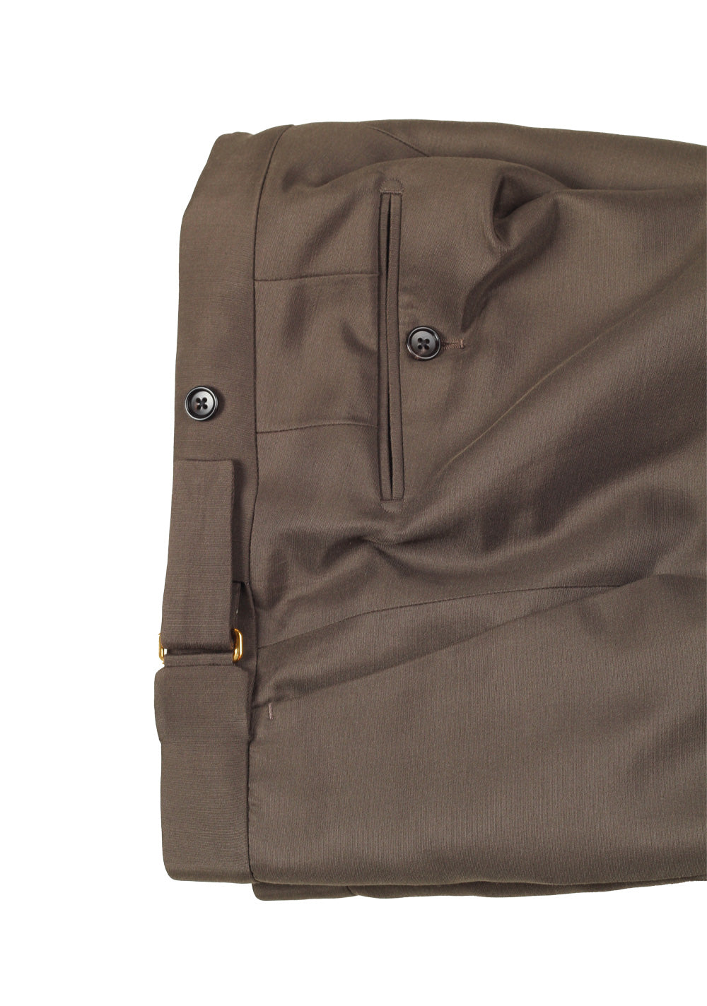 TOM FORD New Spencer Solid Grayish Brown Suit Size 46 / 36R U.S.