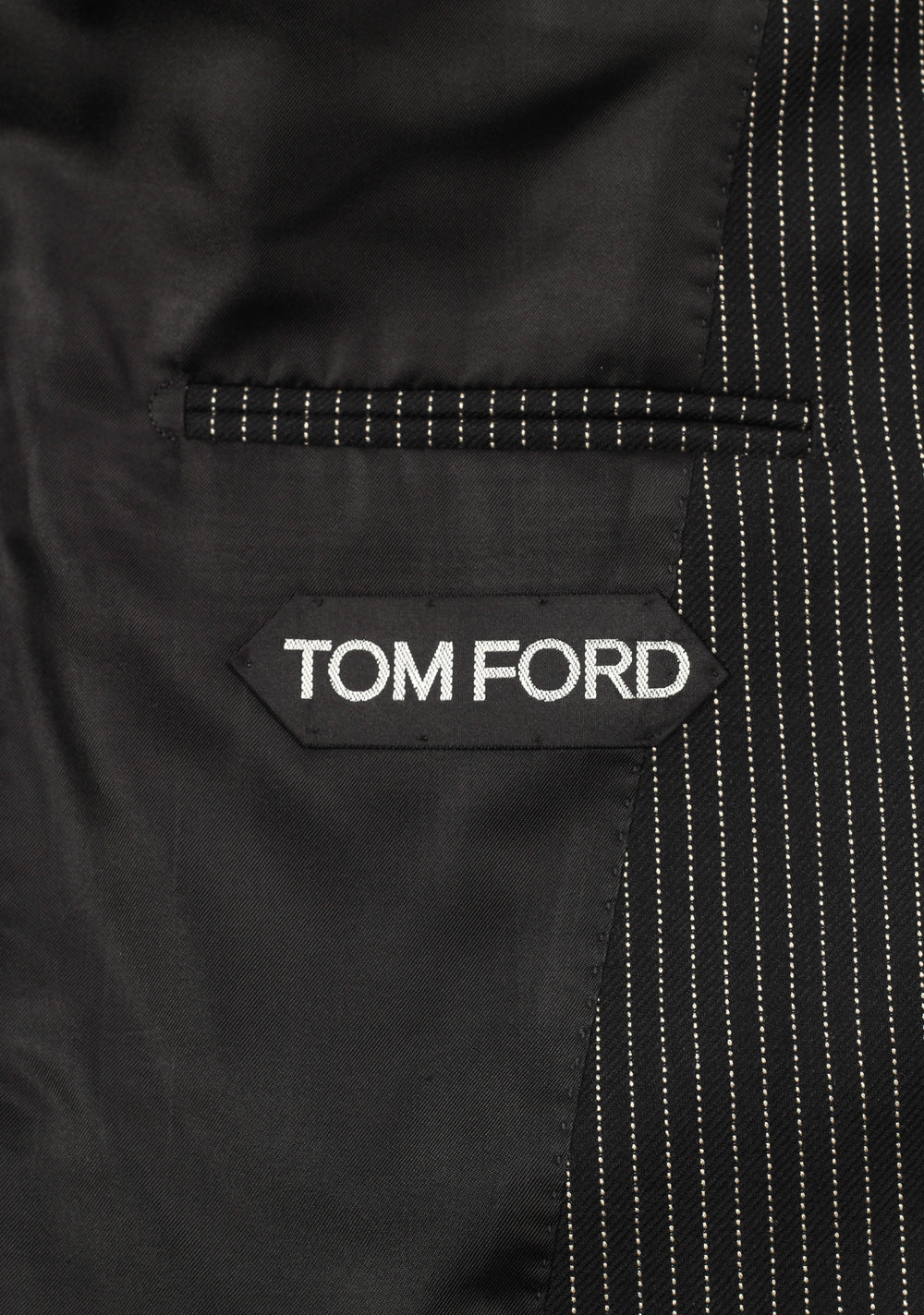 TOM FORD Cooper Striped Black Sport Coat Size 46 / 36R U.S.