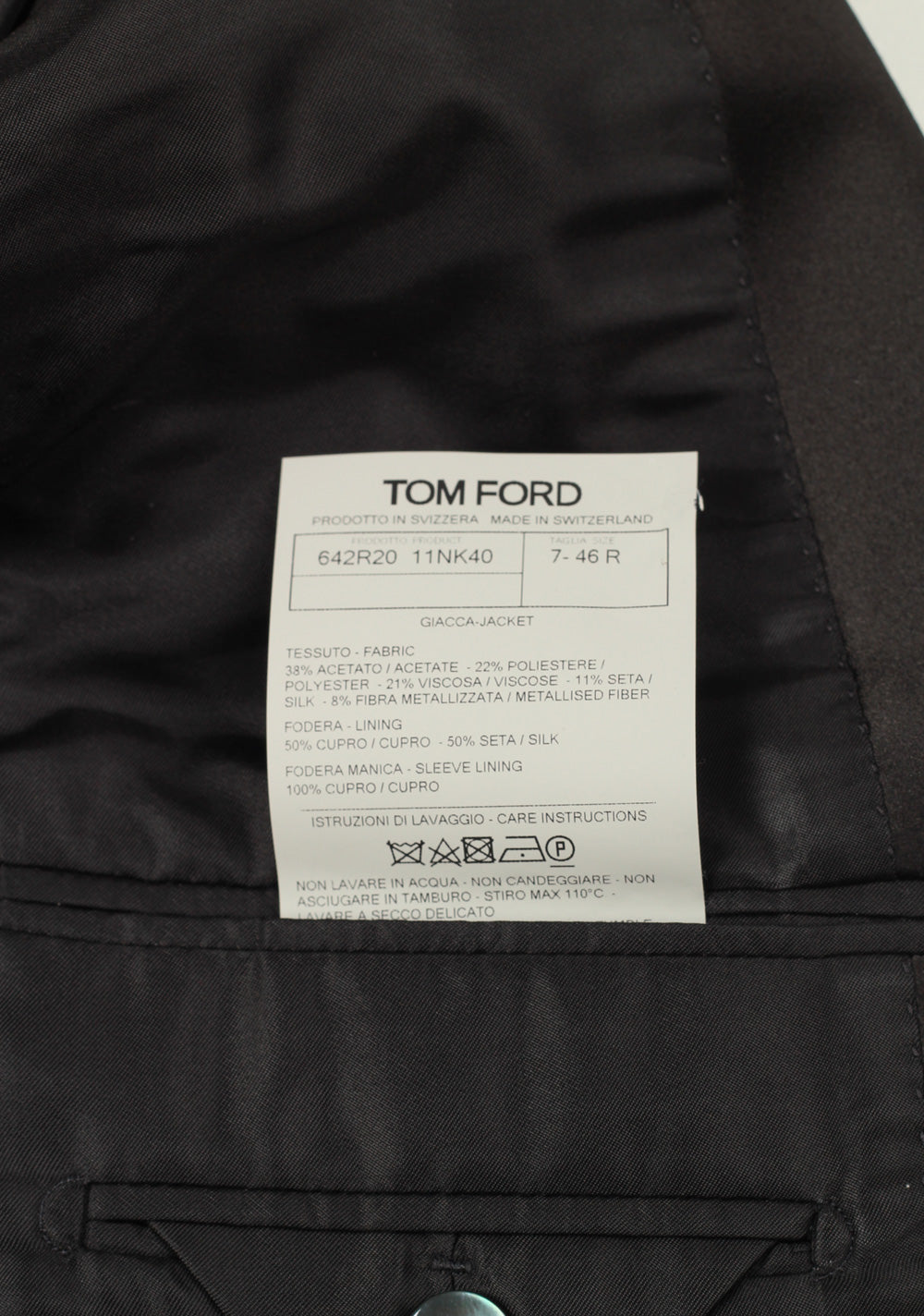 TOM FORD Atticus Cocktail Dinner Jacket Size 46 / 36R