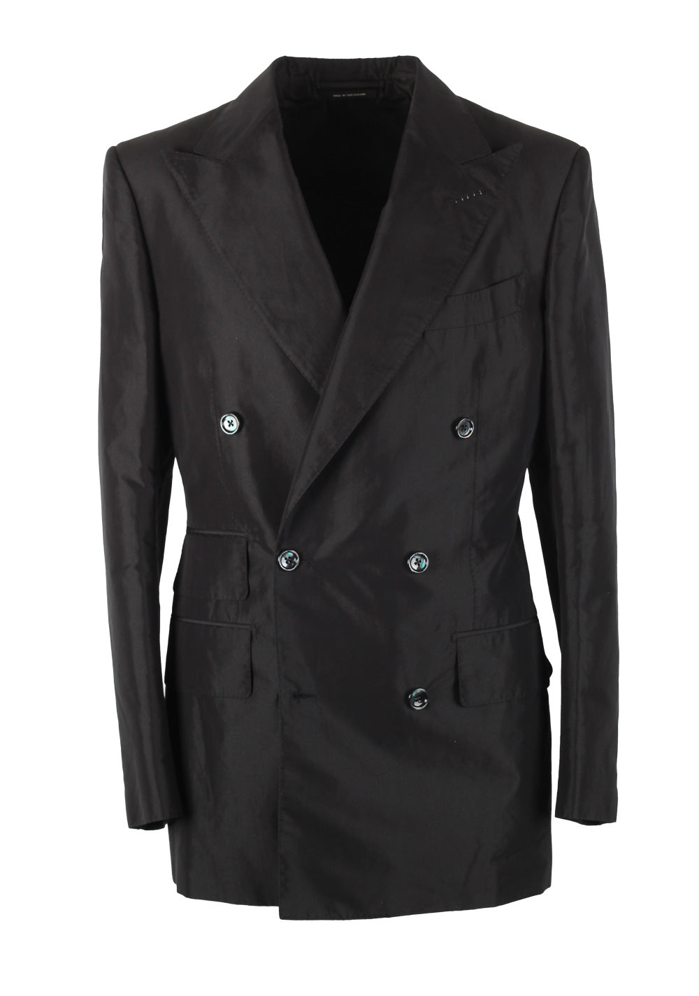 TOM FORD Buckley Black Tuxedo Smoking Suit Size 46 / 36R U.S.