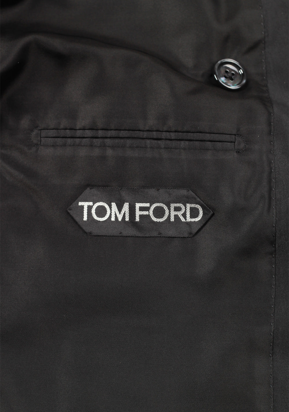 TOM FORD Buckley Black Tuxedo Smoking Suit Size 46 / 36R U.S.