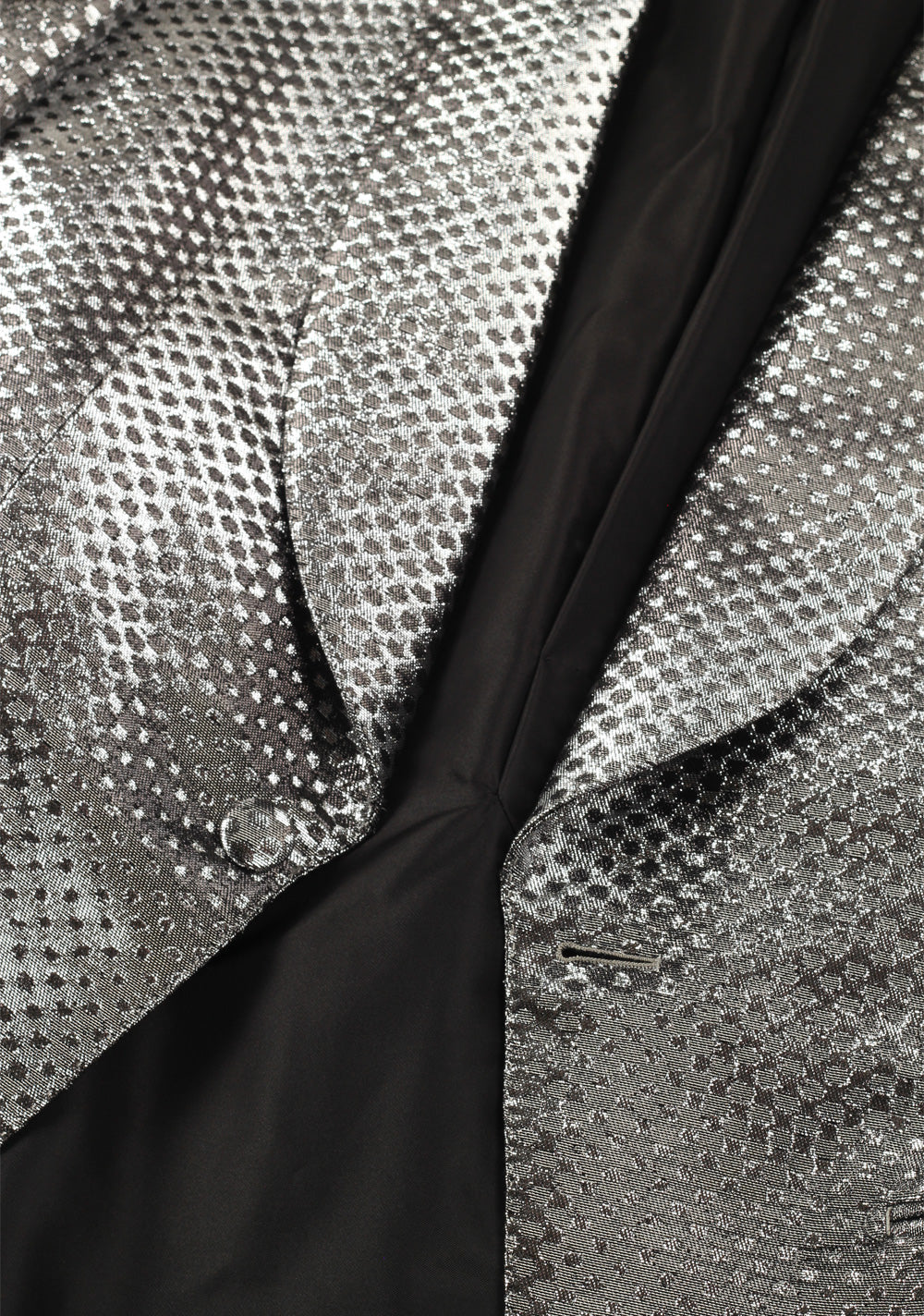 TOM FORD Atticus Silver Tuxedo Dinner Jacket Size 46 / 36R U.S.