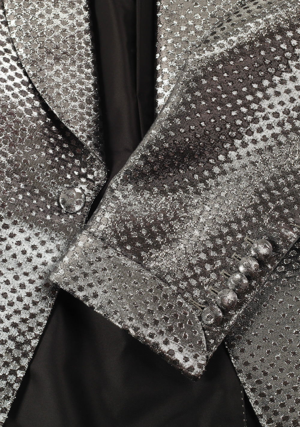 TOM FORD Atticus Silver Tuxedo Dinner Jacket Size 46 / 36R U.S.