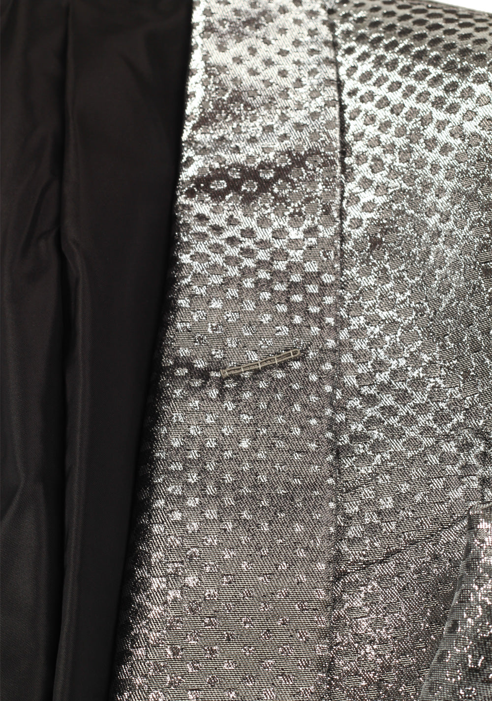 TOM FORD Atticus Silver Tuxedo Dinner Jacket Size 46 / 36R U.S.