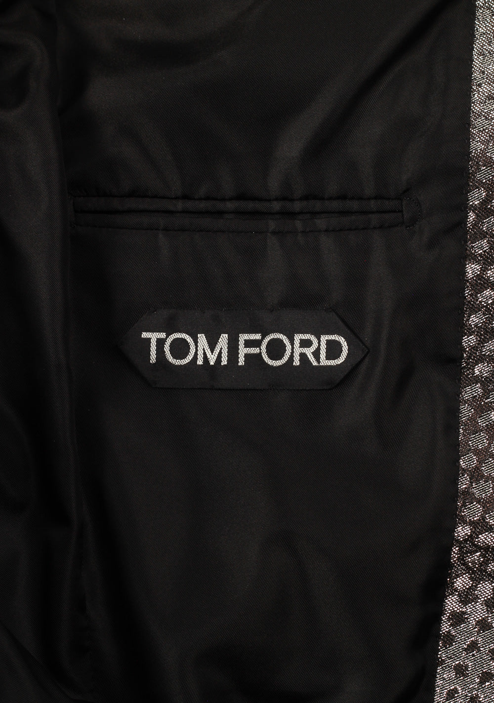 TOM FORD Atticus Silver Tuxedo Dinner Jacket Size 46 / 36R U.S.