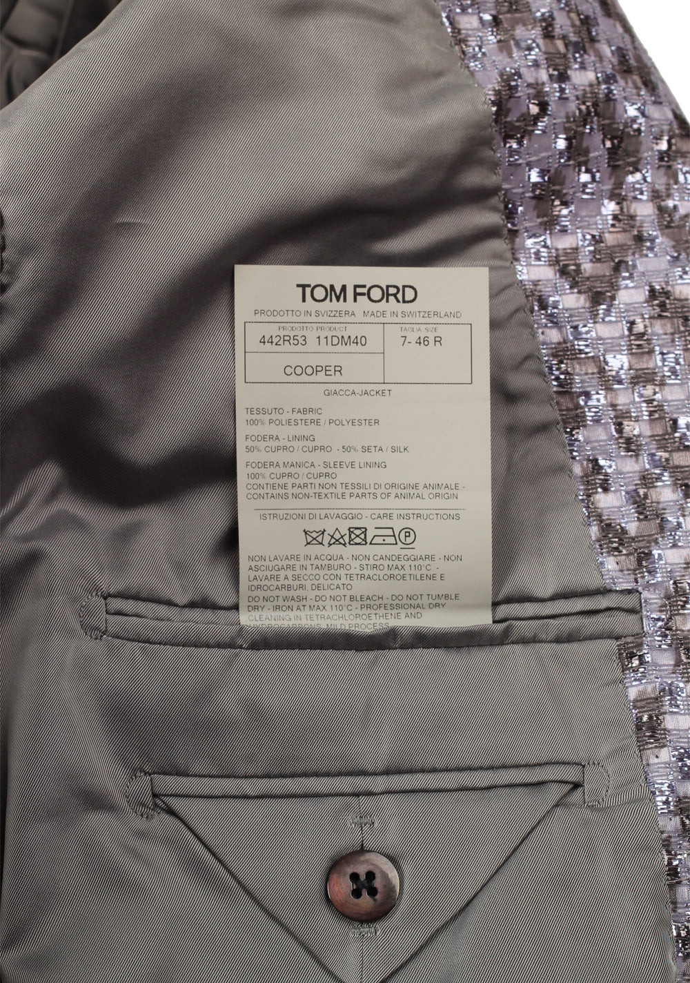 TOM FORD Cooper Purple Sport Coat Size 46 / 36R U.S.