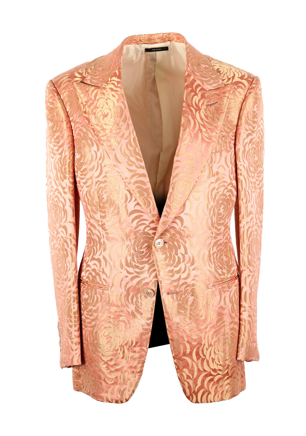 TOM FORD New Spencer Salmon Floral Sport Coat Size 46 / 36R U.S.