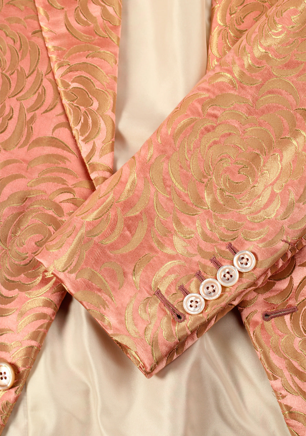 TOM FORD New Spencer Salmon Floral Sport Coat Size 46 / 36R U.S.