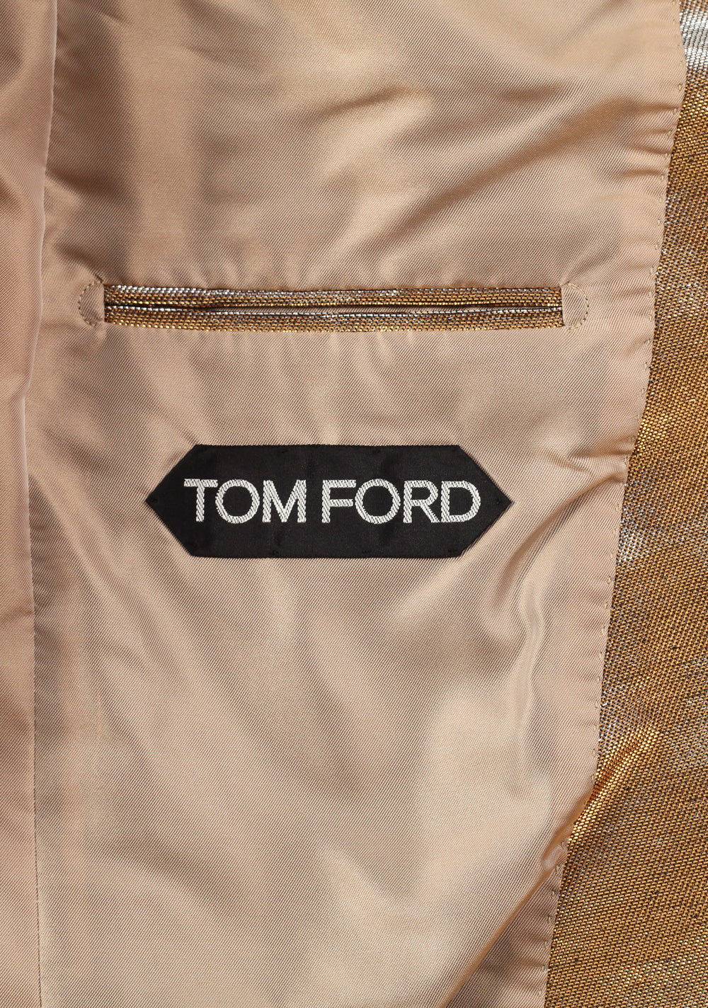 TOM FORD Atticus Gold Sport Coat Size 46 / 36R U.S.