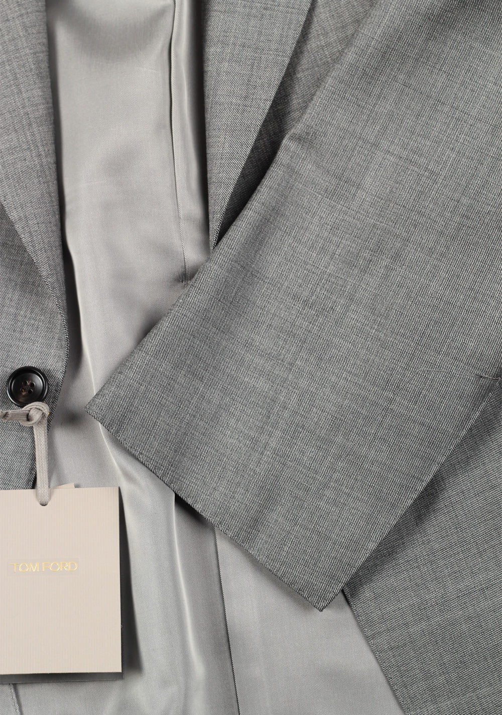 TOM FORD Windsor Signature Solid Gray Sharkskin Suit