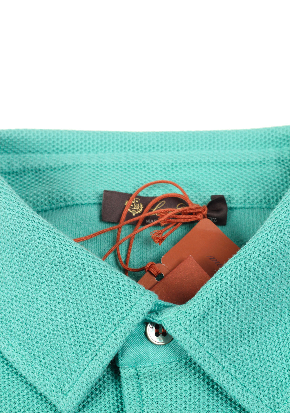 Loro Piana Long Sleeve Mint Green Polo Size XL / 54 IT / 44R U.S.