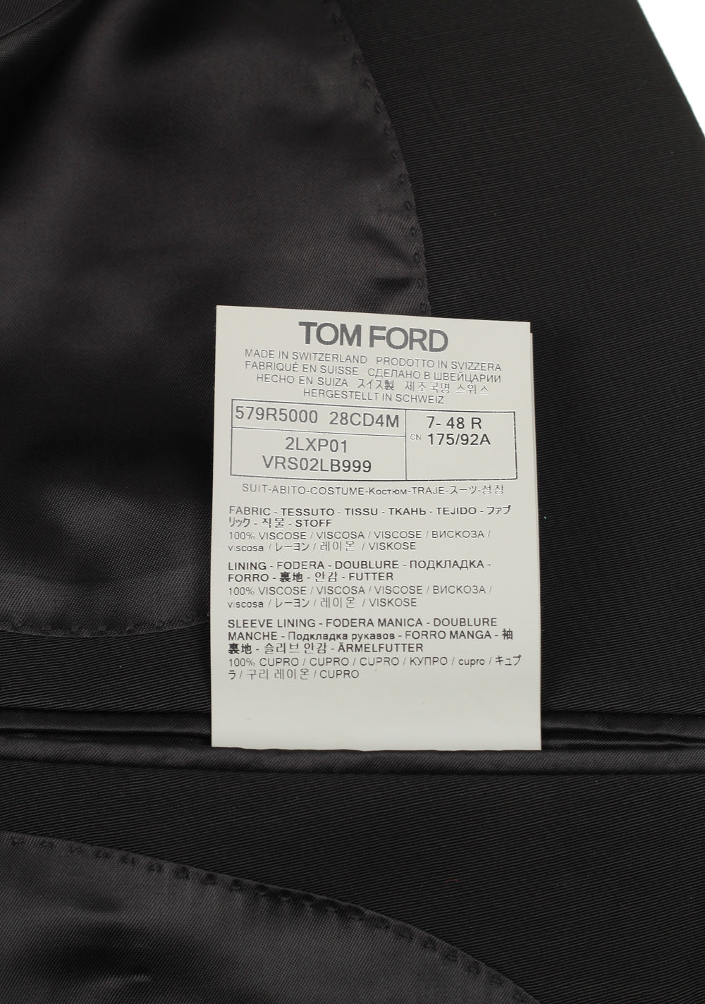 TOM FORD Cooper Black Double Breasted Suit