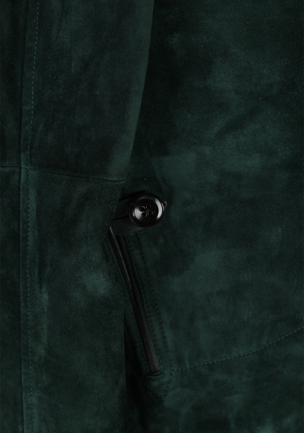 TOM FORD Green Cashmere Suede Zip Collar Blouson Size 52 / 42R U.S.