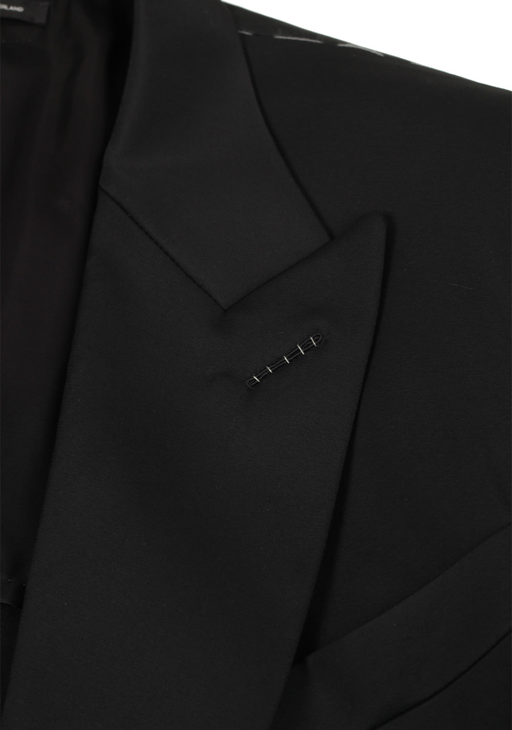 TOM FORD Cooper Black Double Breasted Suit Size 50 / 40R U.S.