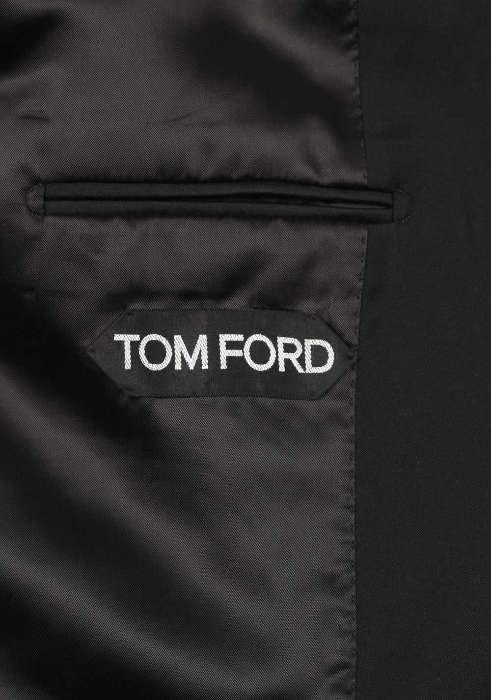 TOM FORD Cooper Black Double Breasted Suit Size 50 / 40R U.S.