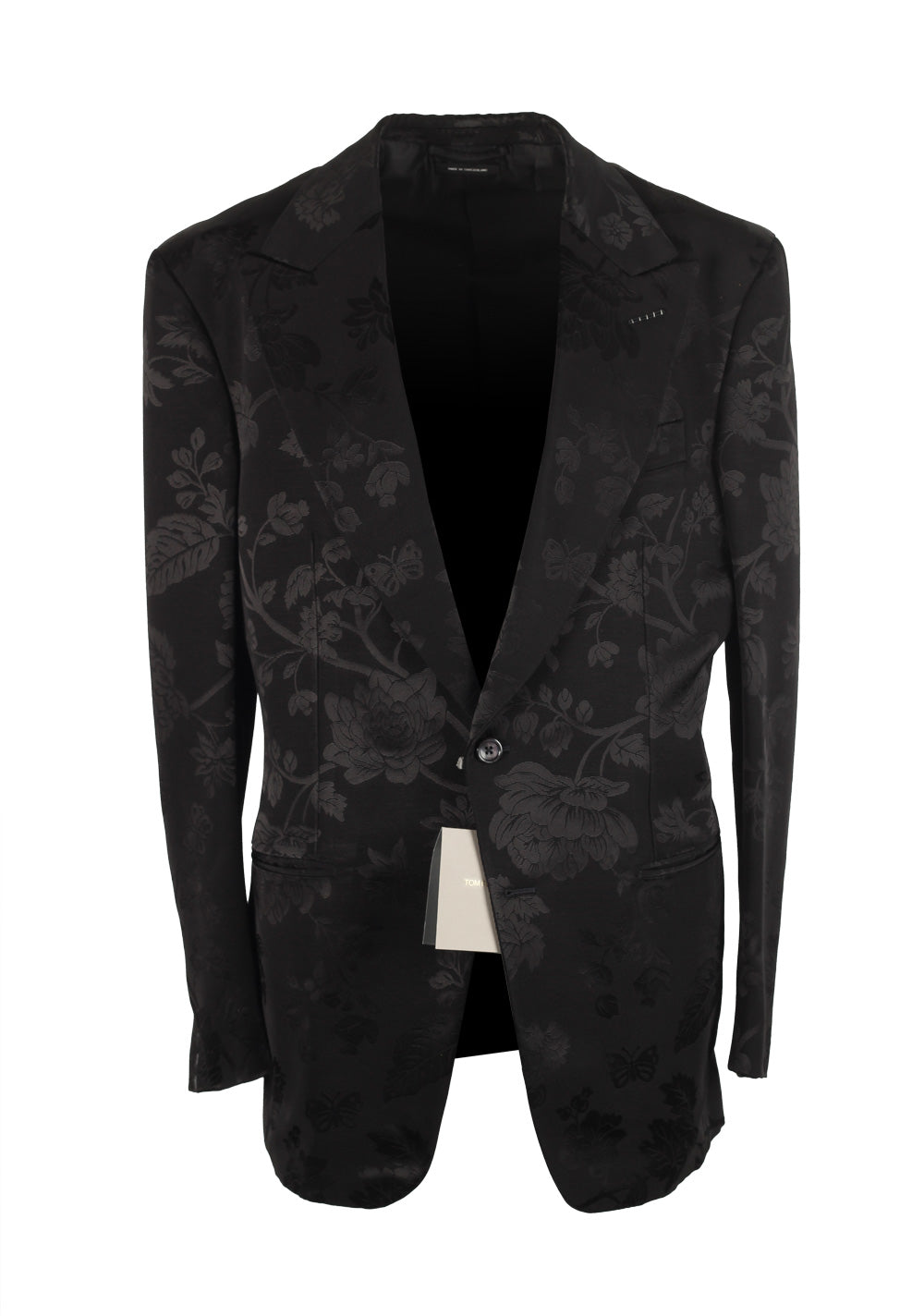 TOM FORD Cooper Floral Tuxedo Cocktail Dinner Jacket Size 52 / 42R U.S.