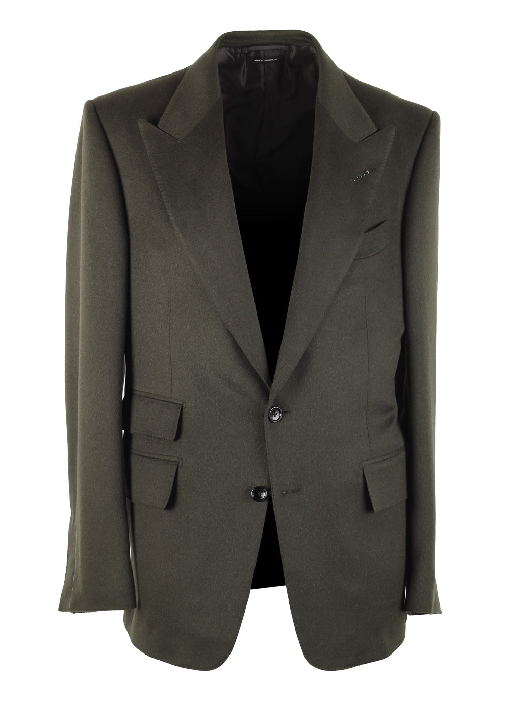 TOM FORD Shelton Green Cashmere Sport Coat Size 50 / 40R U.S.